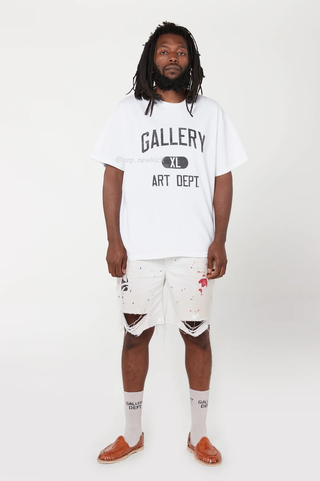 Gallery Dept Logo Printed Cotton T Shirt (2) - www.newkick.vip